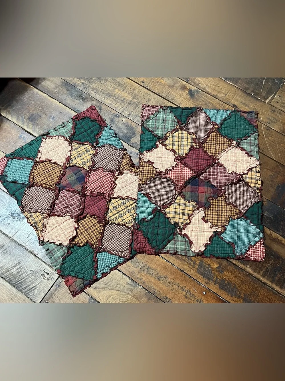 Donna Sharp King Campfire Ragged Quilt 3 pc Set